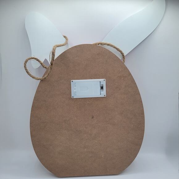 NEW Lighted Easter Bunny Door Hanging Decoration Spring Rabbit - Picture 2 of 3